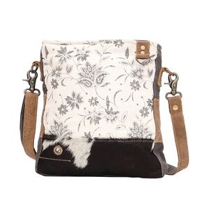 Myra Bag Floral and Hairon Albino Shoulder Bag